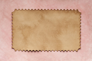 Obraz premium Handmade paper sheet on abstract background