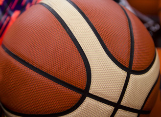 the texture of a basketball