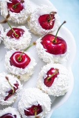 cherries with chocolate