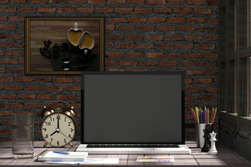 computer concept business 3D rendering