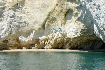 The coast of Gargano National park on Puglia
