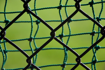 Fototapeta premium Chain-link fence