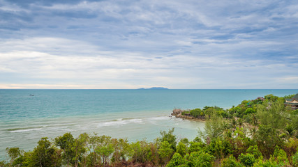 Koh phangan in morning at Suratthani, Thailand