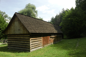 Obraz premium Museum, historic village in the countryside
