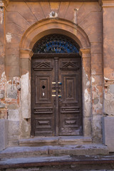 Fototapeta na wymiar Old door, Banska Stiavnica, Slovakia