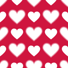 Background with hearts. Valentine seamless hearts pattern