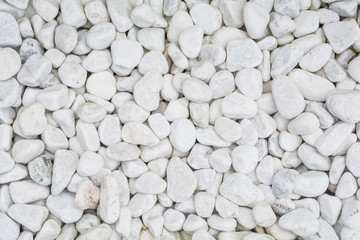 White round gravels texture