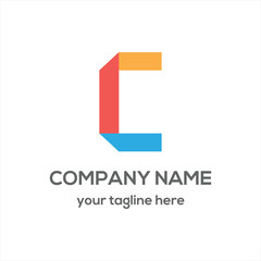 Letter B Typography Logo Vector