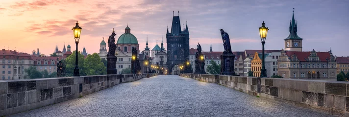 Foto auf Acrylglas Karlsbrücke in Prag Tschechien © eyetronic