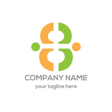 Number 8 Logo Vector