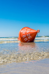  Nordsee Strand,Badeverbot Boje