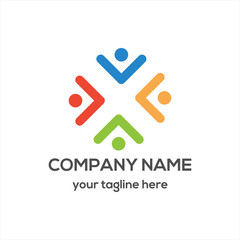 Letter X Typography Logo Vector