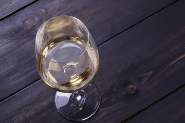 Glass of white wine