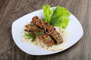Lamb kebab