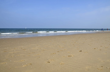 Sandstrand an der Nordsee in Holland