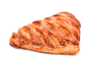 Pastry product isolated on white