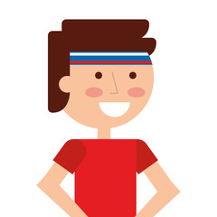 little boy smile icon