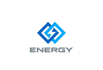 Flash Logo infinity design vector. Infinite Energy Power icon