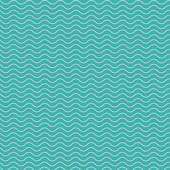 Black seamless wavy line pattern