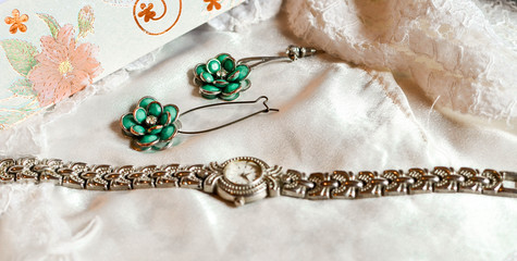 Elegant woman's accessories