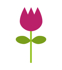 flower floral nature icon