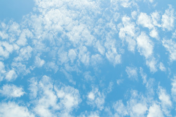 Light blue summer sky