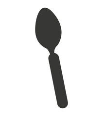 spoon cutlery silhouette icon