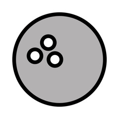 bowling ball equipment icon
