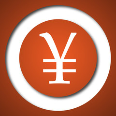 Obraz premium Yen icon