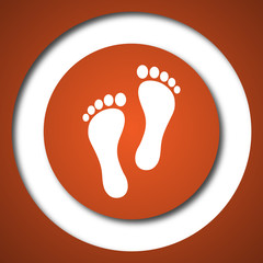 Foot print icon
