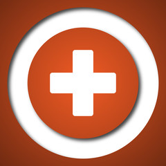 Obraz premium Medical cross icon