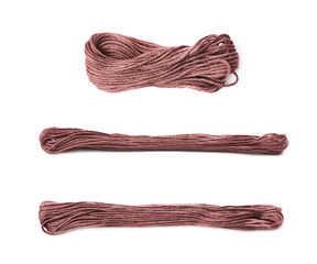 Embroidery thread yarn isolated