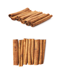 Cinnamon stick isolated