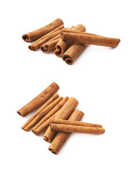 Cinnamon stick isolated