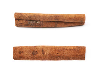 Cinnamon stick isolated