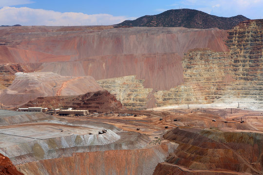 Open Pit Mine, Morenci, Arizona
Morenci is the largest copper producer in North America
