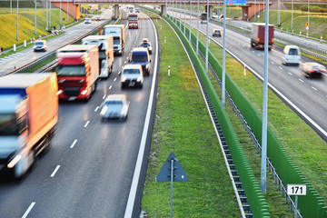 Four lane controlled-access highway in Poland