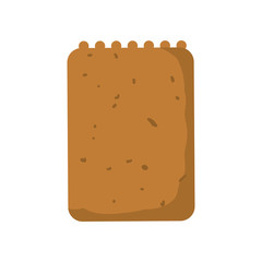 Bakery concept represented by cookie icon. Isolated and flat illustration
