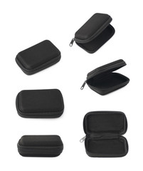 Small rectangular protection case isolated