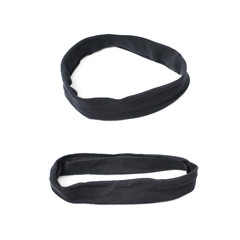 Black hair band isolated