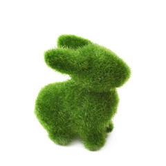 Bunny toy Easter decoration isolated