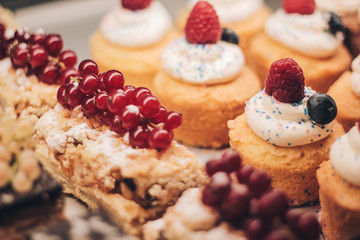 Desserts, cakes and pastries