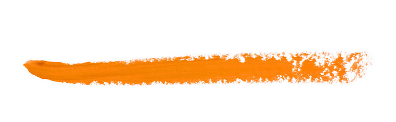 Single line marker stroke isolated