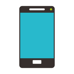 flat design modern cellphone icon vector illustration