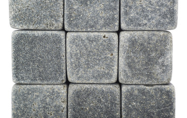 Surface covered with whiskey stones