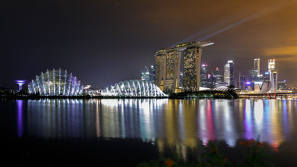 Fototapeta na wymiar Marina Bay @ Singapore