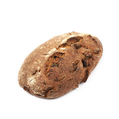 Whole loaf of bread isolated