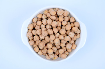 Bowl with chick peas