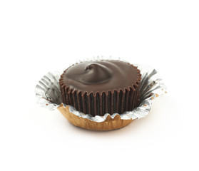 Chocolate confection candy isolated