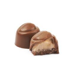 Chocolate confection candy isolated